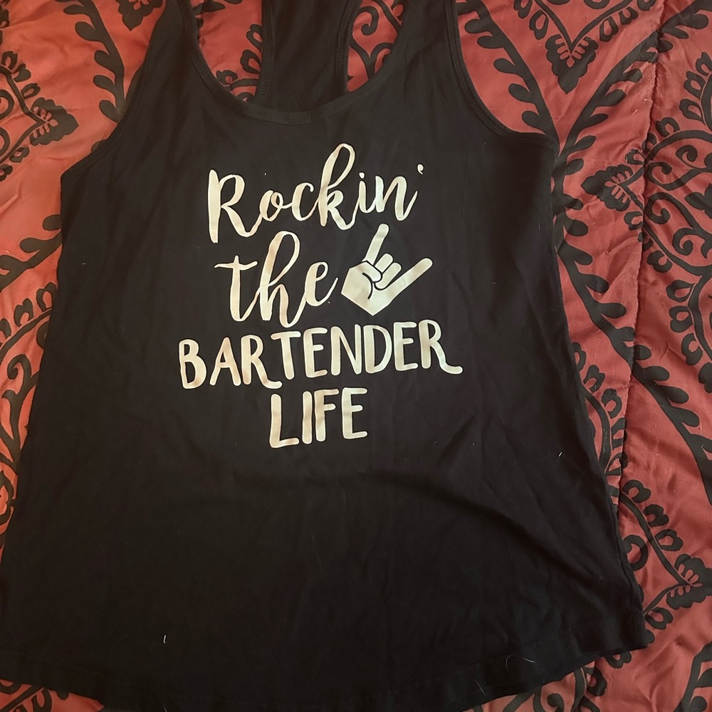 Bartender life tank top